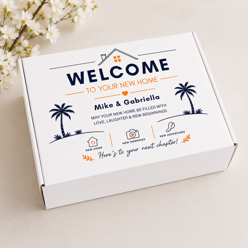 Gifted by Ladybug Lines | Signature Closing Gift Box | Personalized Charcuterie & Artisan Gift Set